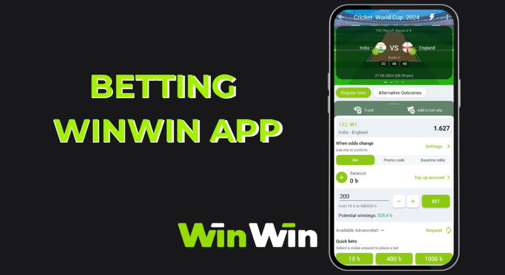 betting at WinWin bet